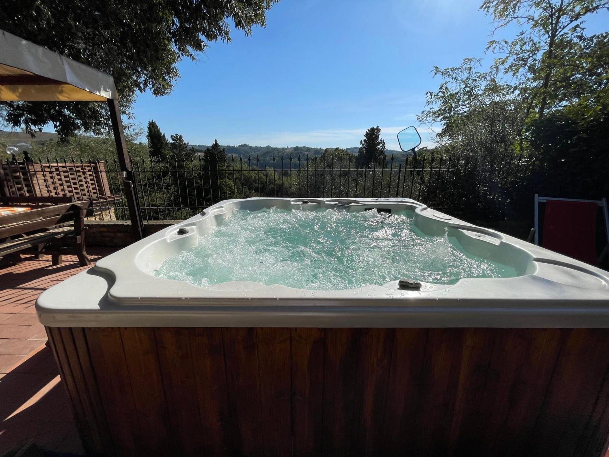 Intero Appartamento Con Private Pool E Jacuzzi Podere Settefrati Montaione Zewnętrze zdjęcie